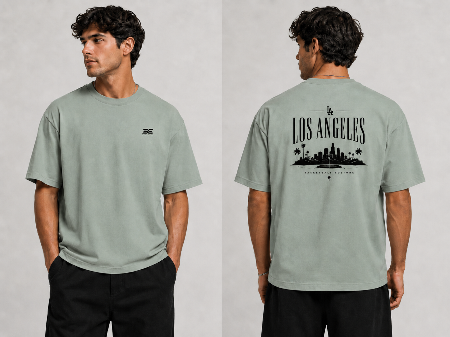 Los Angeles   -  Heavy Basketball Shirt