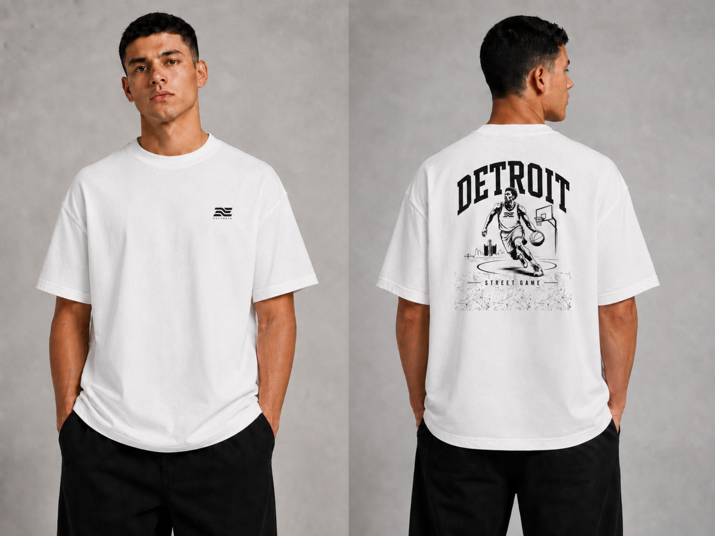 Detroit   -  Heavy Basketball Shirt