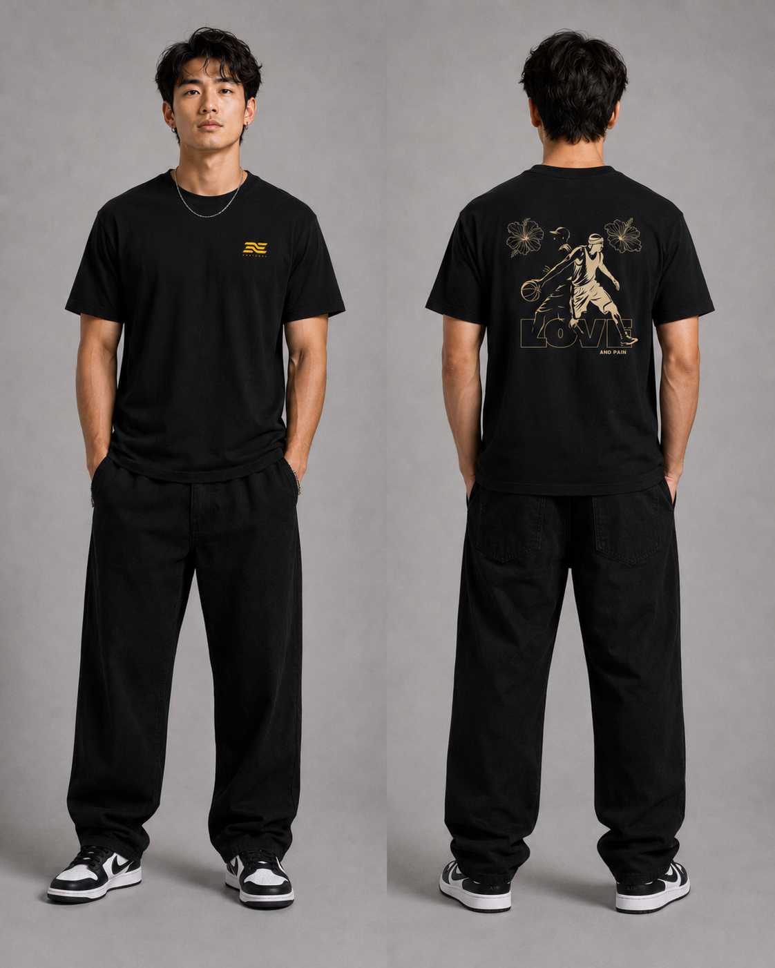 Love & Pain Heavy Basketball Shirt