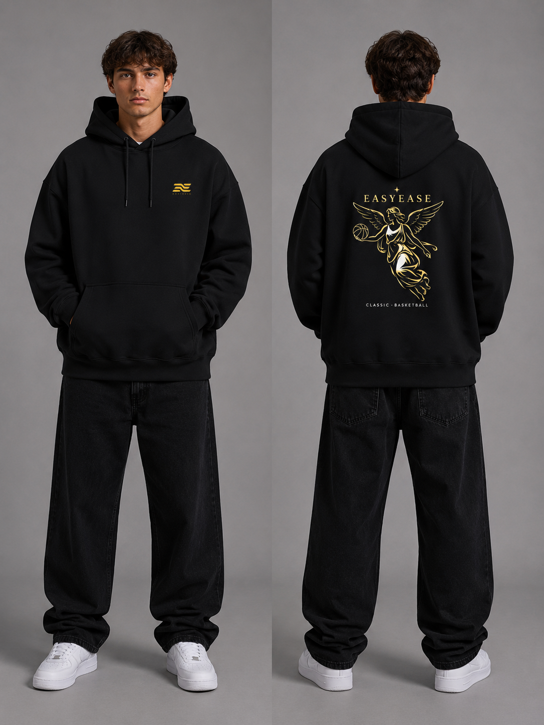Classic Basketball Oversized Hoodie
