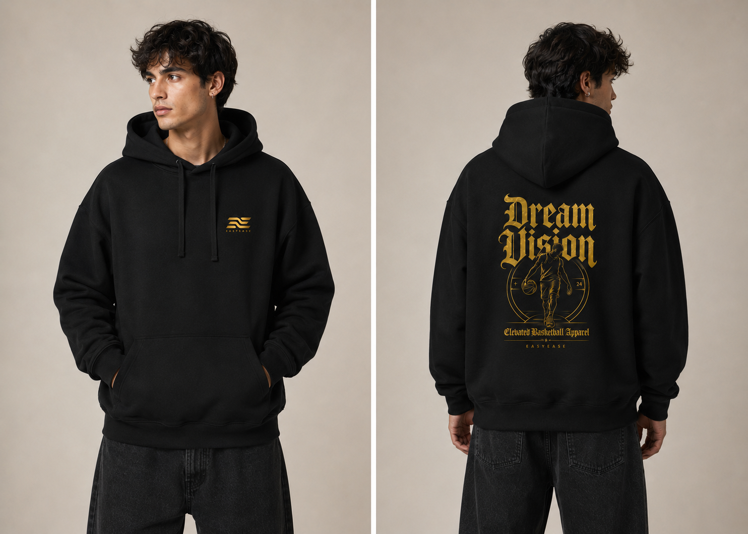 Dream Oversized Basketball Hoodie