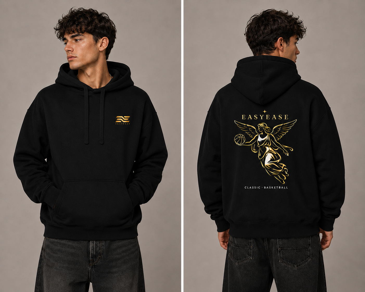 Classic Basketball Oversized Hoodie