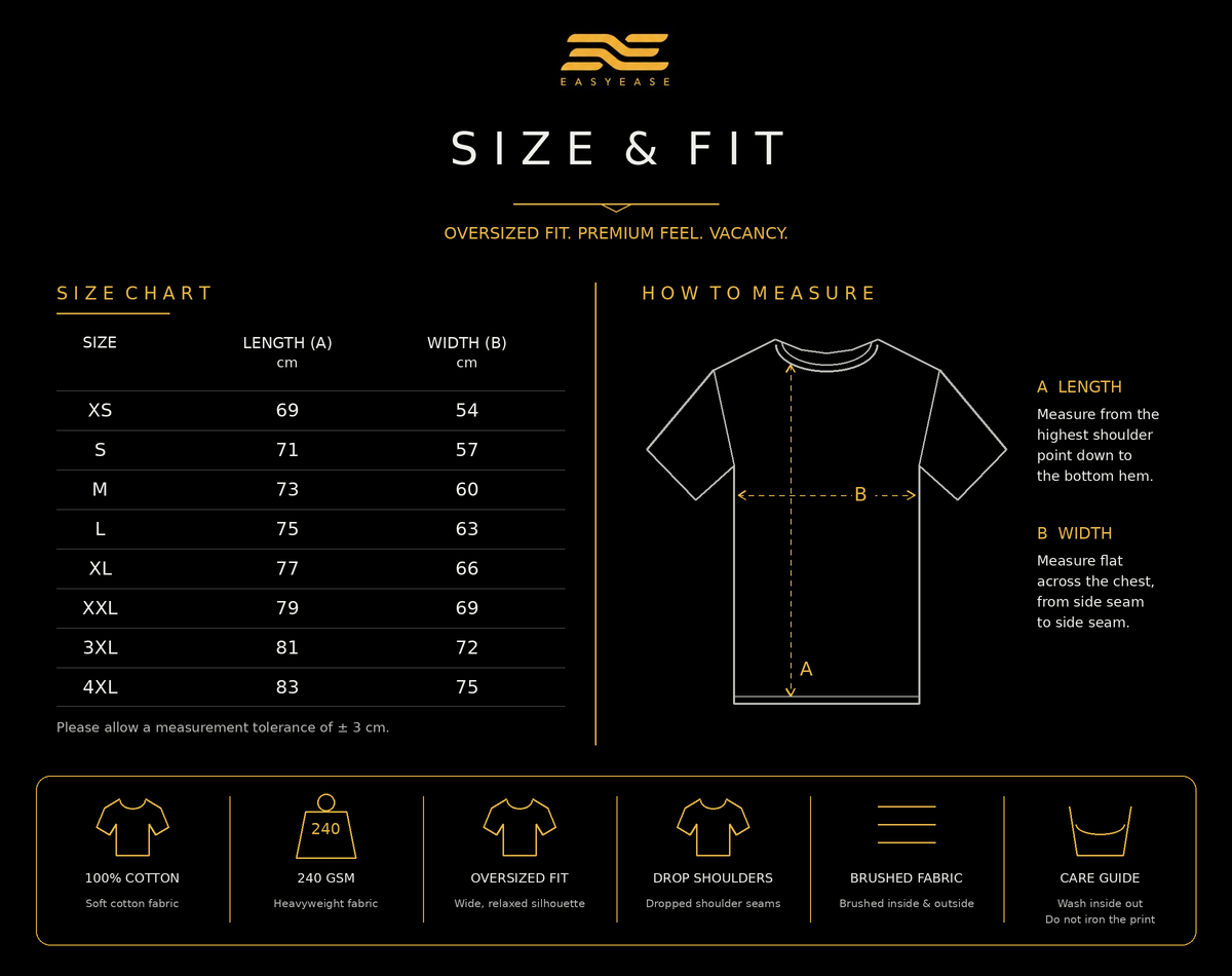 EASYEASE Rookie Oversized T-Shirt
