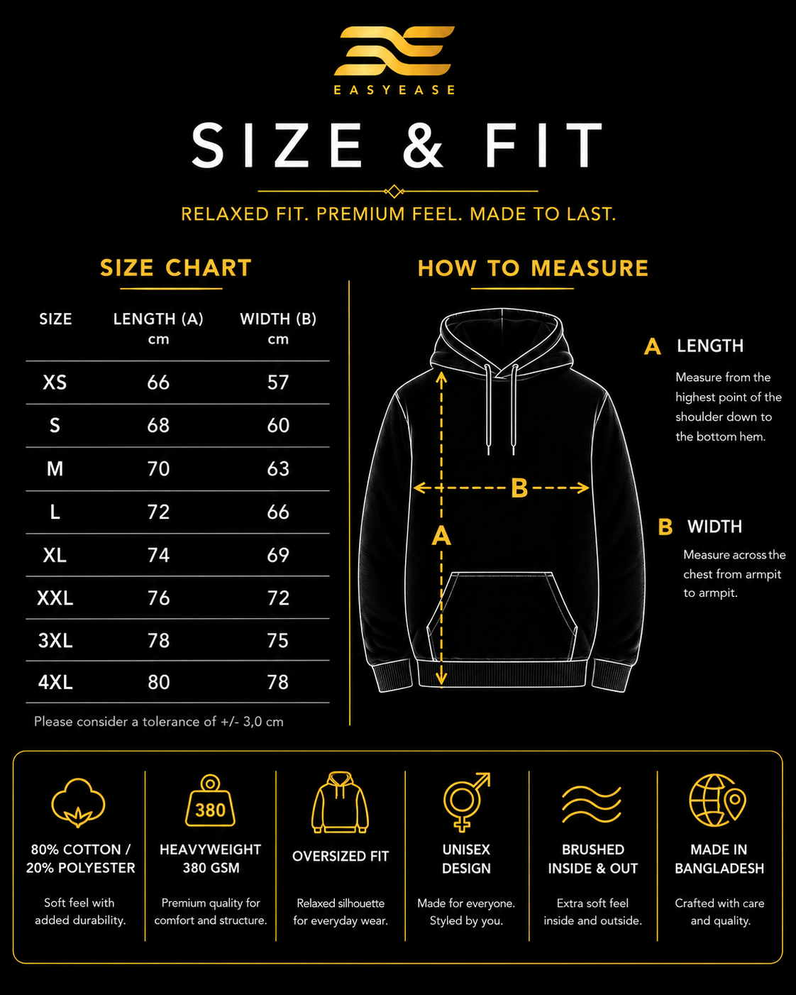 EASYEASE Rookie Box-Fit Hoodie