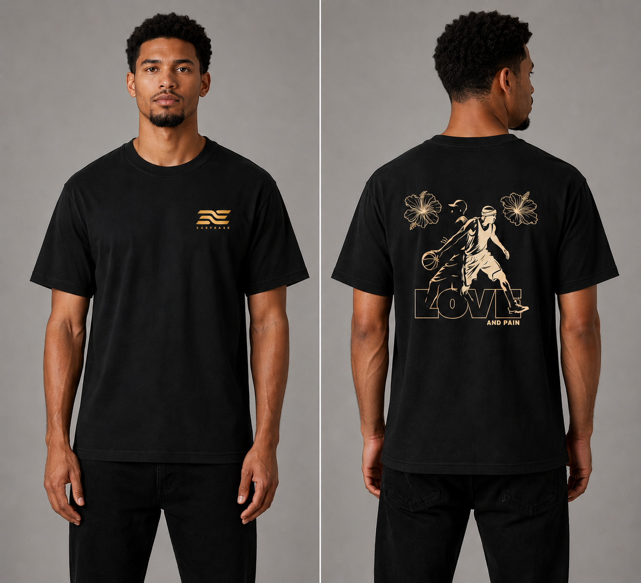 Love & Pain Heavy Basketball Shirt