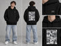 EASYEASE Hustle Basketball Oversized Hoodie – Detail und Backprint