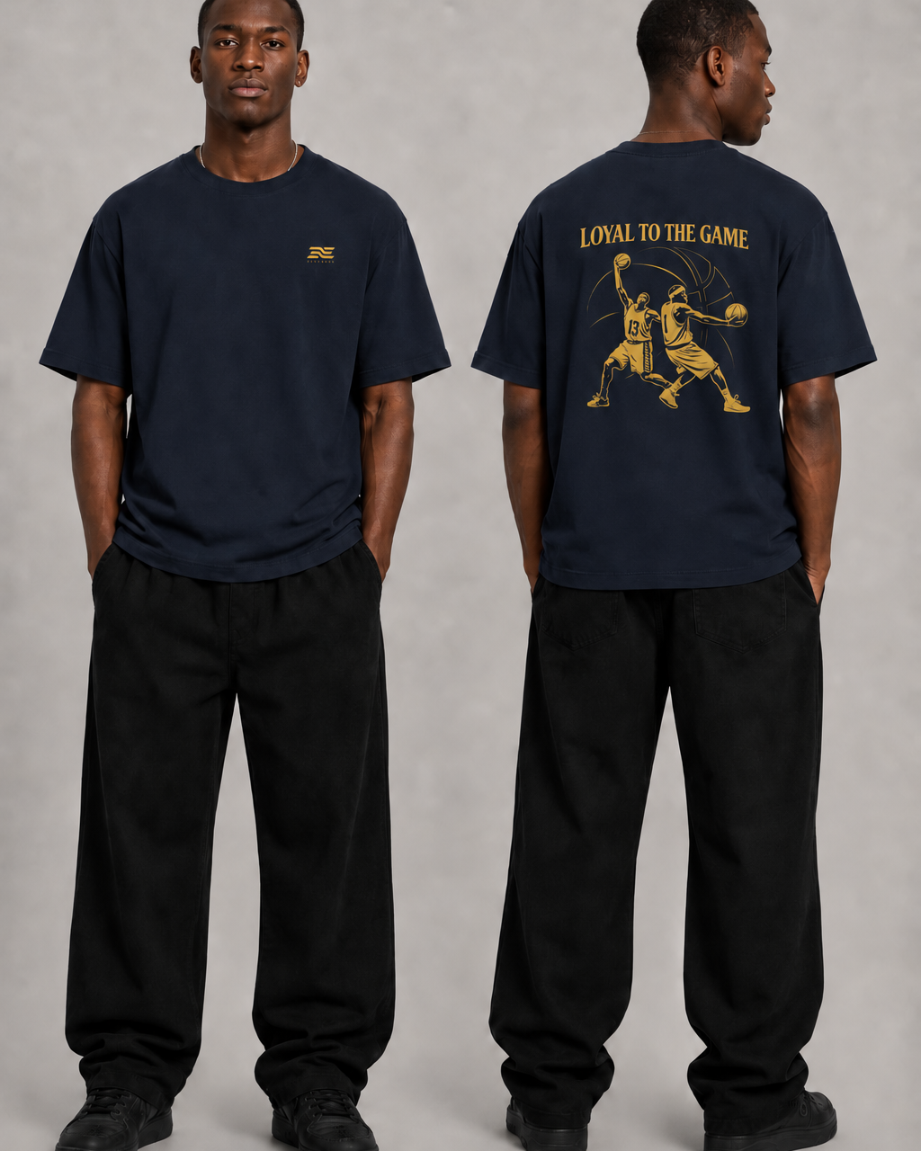 Loyal Heavy Basketball Shirt – Front- und Rückansicht