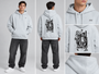 EASYEASE Rise Above Basketball Oversized Hoodie – Detail und Backprint